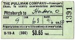Pullman Check #1391, Front Side, 1950